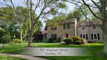 Home For Sale Upgraded 4 Bed Cul-De-Sac 501 Viscount Yardley PA 19067  Bucks County Real Estate MLS