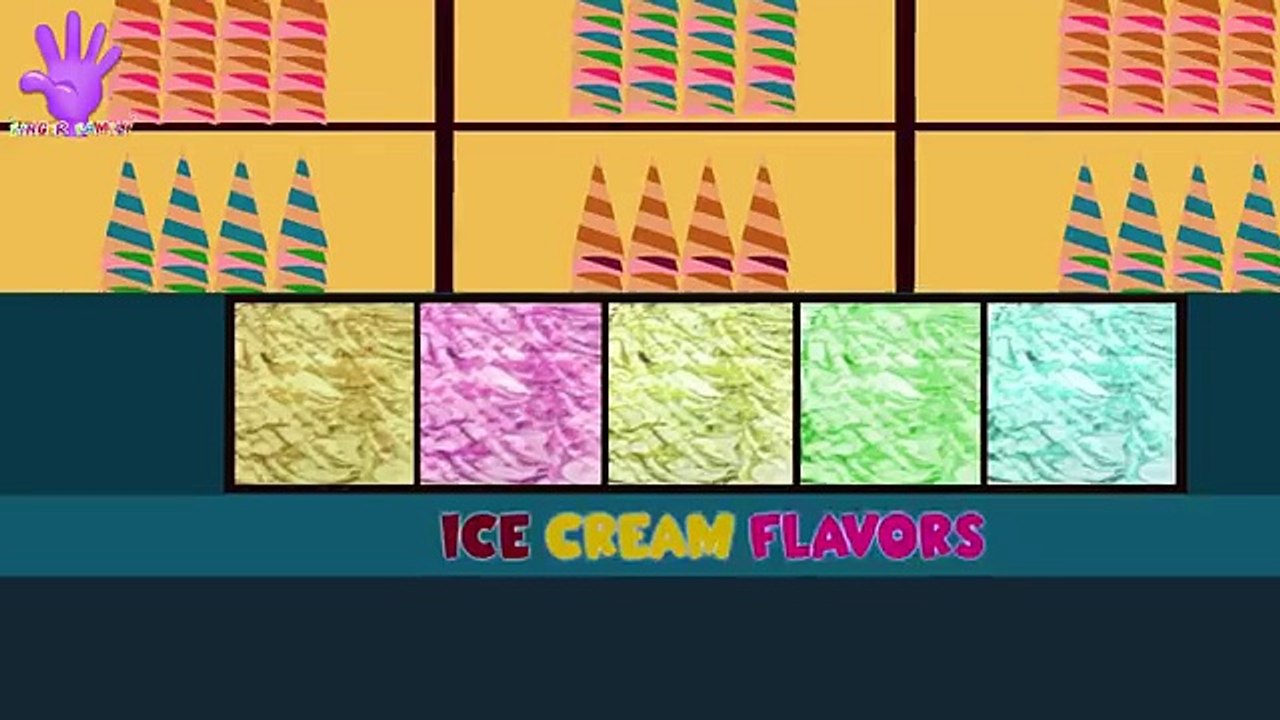 Dedo de la Familia Rimas de Colores 3D Helado Suave Para los niños los Niños | Play Doh Hielo Cre