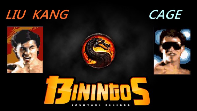 Mortal Kombat Liu Kang VS Cage