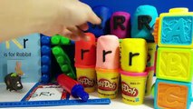 The Letter R with ABC Surprise Eggs R is for Ruler Rapunzel Robin Riddler