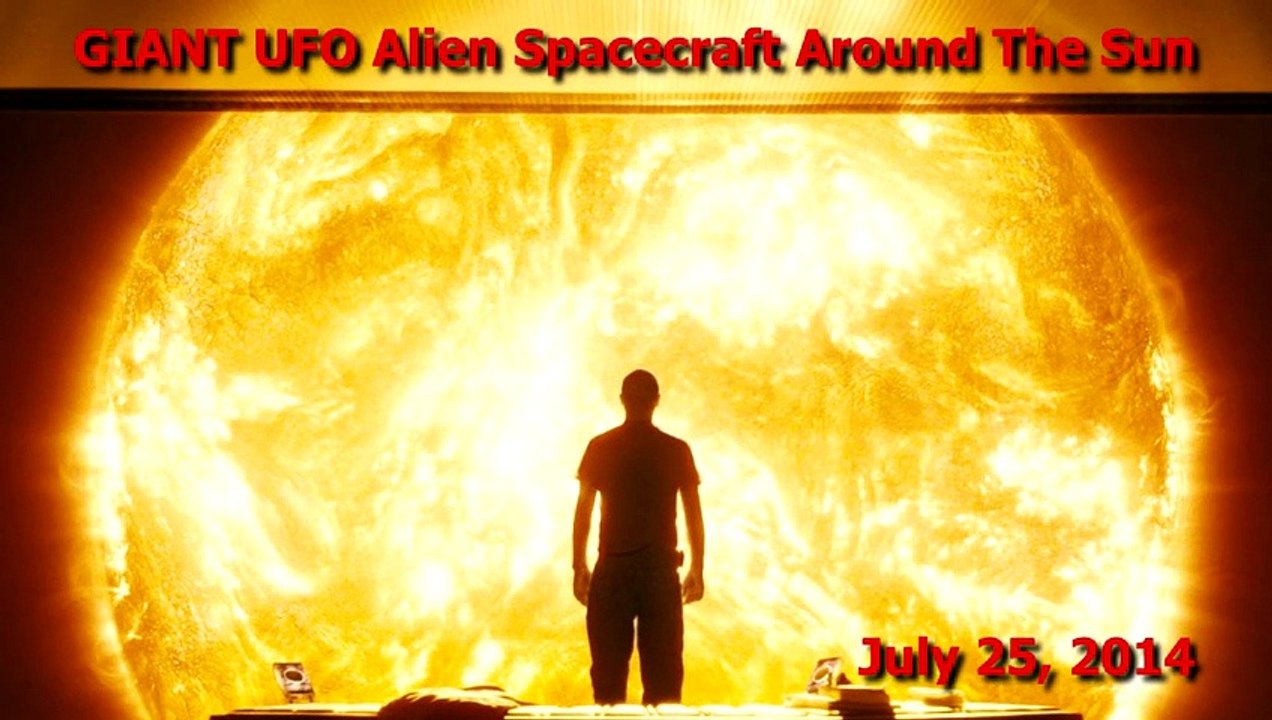 Anomalies and Huge UFOs orbiting the Sun, July 2014