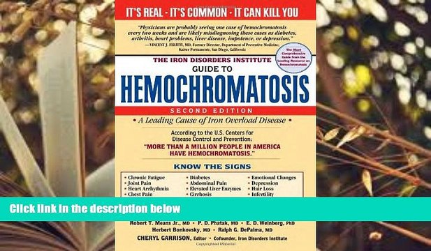 Audiobook The Iron Disorders Institute Guide to Hemochromatosis Cheryl Garrison [DOWNLOAD] ONLINE