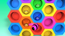 Aprender los Colores WITSH de dibujos animados de AUTOBÚS 3D de dibujos animados de Coches de Colores Para el Aprendizaje de los Niños Videos VIVERO de RH
