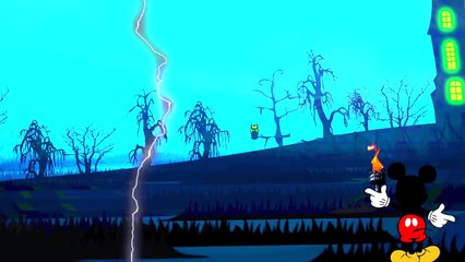 Mickey Mouse Monsters Graveyard Adventure Finger Family Song!