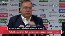 Advocaat'tan gazeteciye sert yanıt