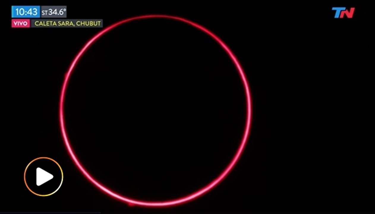 Video: Gerhana matahari 'cincin berapi' di Argentina