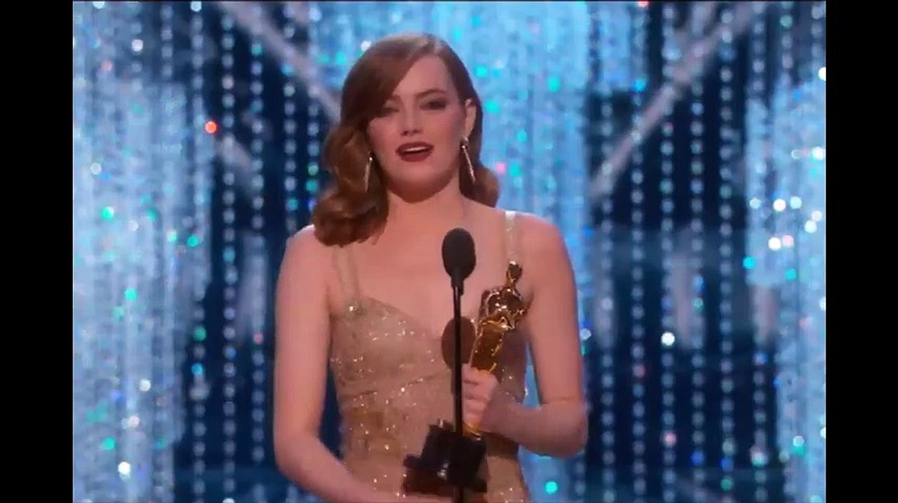 EMMA STONE WON 2017 OSCAR'S BEST ACTRESS AWARD