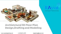 Architectural 3D Floor Plan design,Drafting and Modeling