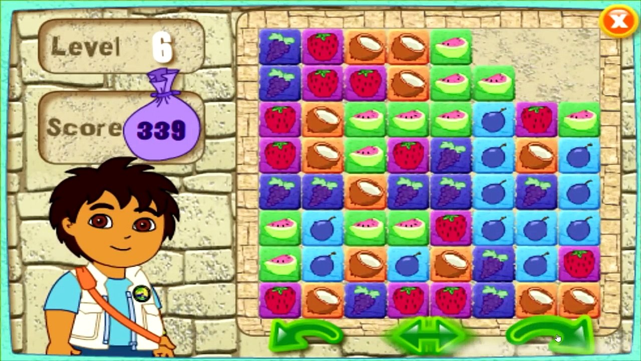 Go Diego Go Diegos Pyramid Puzzle Full Game for Kid HD Children Movie Dora the Explorer Baby VIdeo
