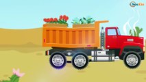 Cartoon for kids. Truck and Emergency Vehicle Fire Truck in the City of cars | Trucks Cartoons