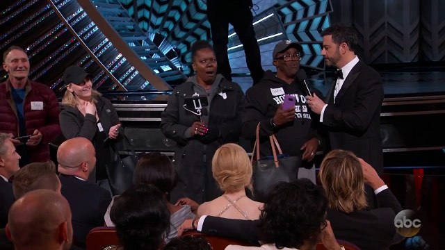 Quand un car de touristes s'invite aux Oscars