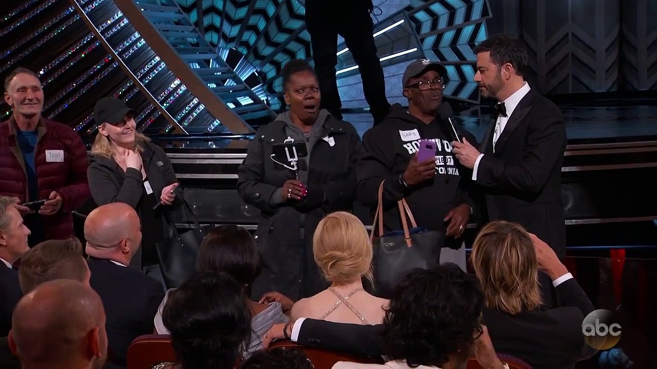 Quand un car de touristes s'invite aux Oscars