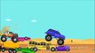 Monster Truck Stunts for Children [Ext.] Learning Colors Video for Kids