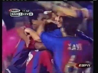 17.10.2001 - 2001-2002 UEFA Champions League Group F Matchday 4 Barcelona 2-1 Bayer 04 Leverkusen