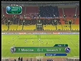 27.09.2001 - 2001-2002 UEFA Cup 1st Round 2nd Leg FC Torpedo Moskova 1-2 Ipswich Town FC