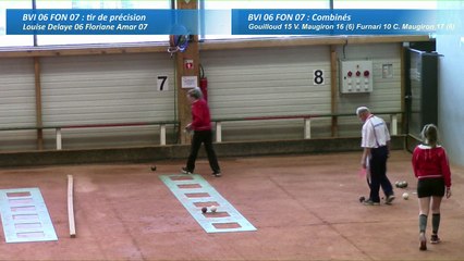 Second tour, second tir de précision, Club Elite féminin, demi-finale aller, Bièvre Isère contre Fontaine, saison 2016-2017