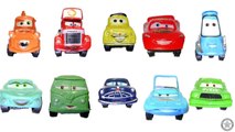 Learn Colors for Children DISNEY CARS 2 Kids Toys! Numbers Count 1 - 10 for Toddlers with Cars