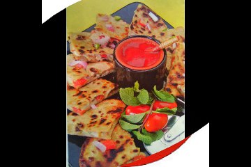 Two fantastic recipes-Paratha pizza & Lahsuniya paneer snaik