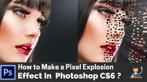 Adobe Photoshop Tutorial: How to Make a Pixel Explosion Effect in Photoshop CS6