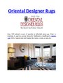 Contemporary rugs and modern rugs - Oriental Designer Rugs