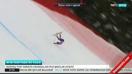 Aynı noktada iki korkunç kaza!