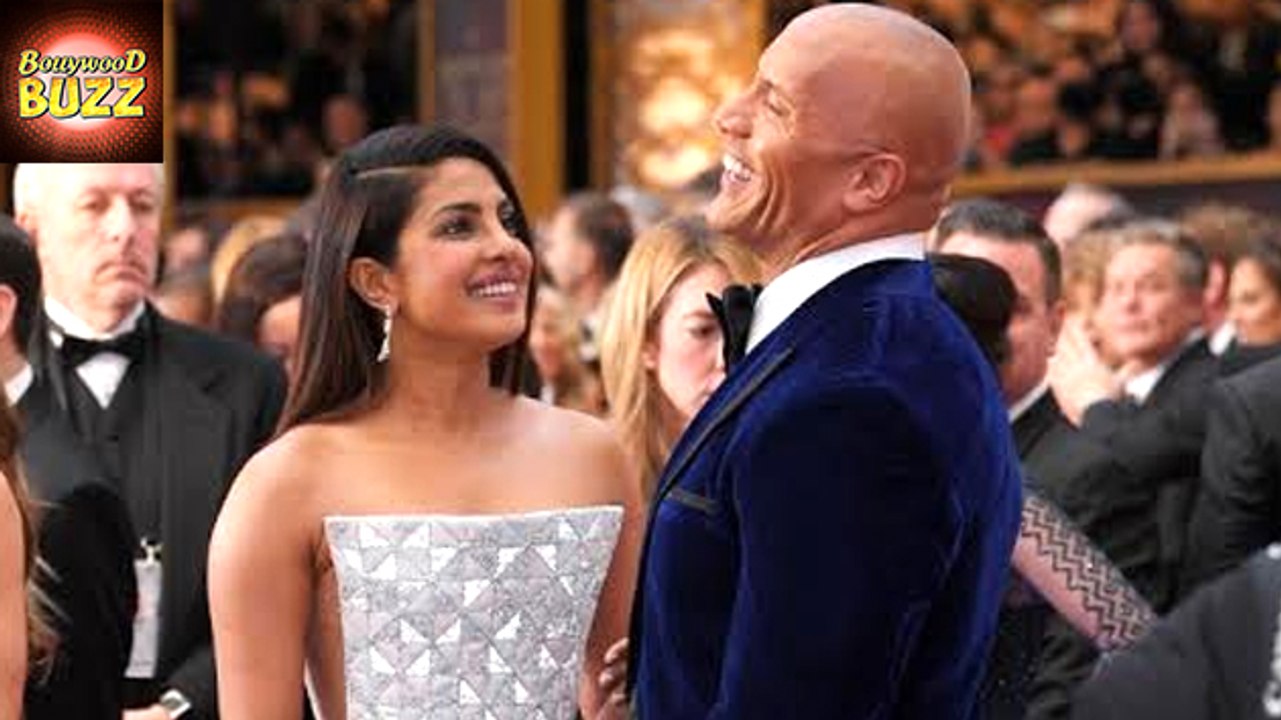 Oscars 2017 - Priyanka Chopra With Her Baywatch Co-Star Dwayne Johnson | Bollywood Buzz