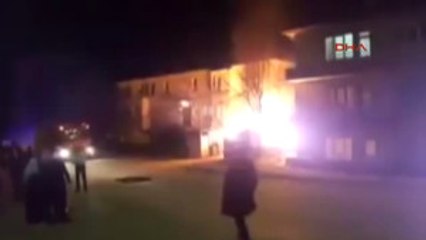 Kayseri Yanan Otomobil Korkulu Anlar Yaşattı