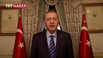 Cumhurbaşkanı Erdoğan'dan teşekkür mesajı