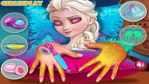 Disney Congelado Princesa Elsa de Navidad Manicura Congelado Juegos para Chicas
