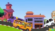 Колеса на автобусе идут круглый и круглые, английский потешки для детей