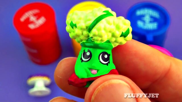 Learning Colors with Slime Barrel Surprise Shopkins for Children _ Play and Learn with Toys