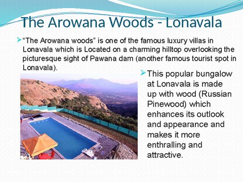 The Arowana Woods - Top Notch Villa on rent in Lonavala