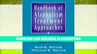 eBook Free Handbook of Alcoholism Treatment Approaches: Effective Alternatives, 3rd Edition Read