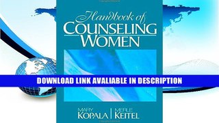 eBook Free Handbook of Counseling Women Free Online
