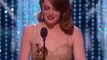 Emma Stone Oscars Speech for Best Actress Win _ Oscars 2017