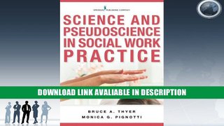 eBook Free Science and Pseudoscience in Social Work Practice Free Online