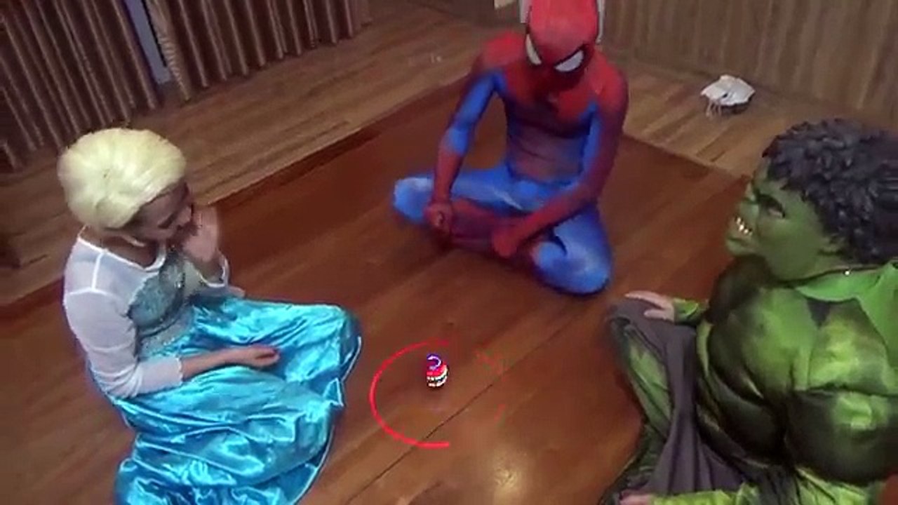 Spiderman vs Frozen Elsa vs Joker - FART PRANK - Funny Superhero Movie in Real Life :)