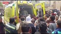 بالفيديو.. جثمان شهيد الإرهاب بسيناء يصل إلى مسقط رأسه بقرية الواسطى فى أسيوط