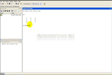 matlab eğitimi 06 MatrisToplamaCikarmaCarpma
