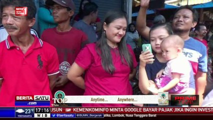 Penertiban Pedagang di Pasar Pukasera Subang Diwarnai Kericuhan