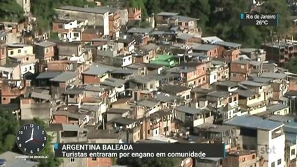 Turista argentina é baleada ao entrar em favela por engano