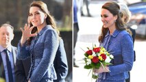 Kate Middleton looks beautiful in blue as she visits Ronald McDonald House Charities