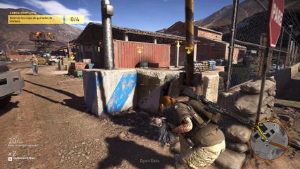 Ghost Recon Wildlands - Open Beta gameplay #4 - Destroying the mortar shell crates