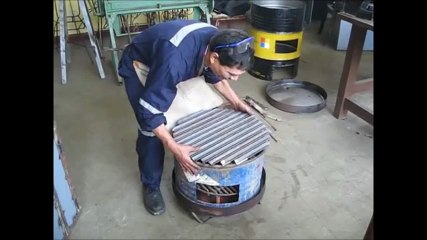 YAĞ VARİLİNDEN OCAK YAPIMI