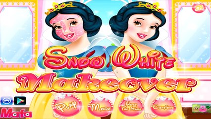 Снег Белый макияж милый ребенок, видео игра для маленьких детей полный фильм HD