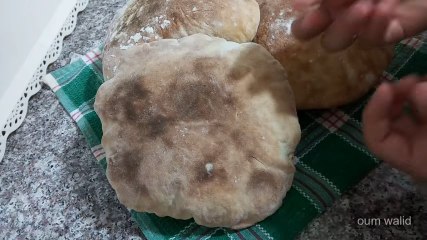 مطبخ ام وليد الخبز المنفوخ لعمل السندويتش