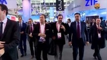 FCB Club: Bartomeu visita la MWC