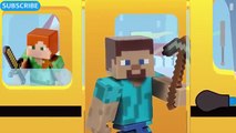 Songs For Kids: Minecraft Wheels On The Bus | Kids Songs| Baby Songs | Children Songs