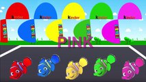 Colors for Children to Learn with Color Nemo Cartoons, Learn Colours with Nemo Surprise Eggs