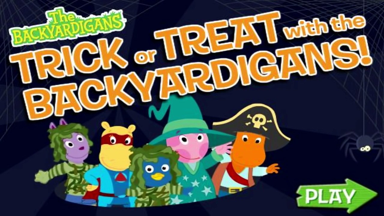 Trick-or-Treat-Dress-Up Ver Los Backyardigans! Juego De Halloween Para Los Niños!